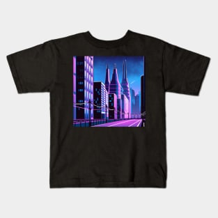 Synthwave City Kids T-Shirt